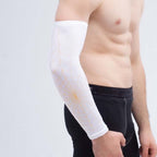 Professional Basketball Sports Spider Web Arm Guards Anti-skid Lengthened Elbow Guards, M, L, XL