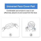100 PCS Black Protective Hygiene VR Eye Mask Sanitary Disposable Eye mask pads for 3D VR Glass