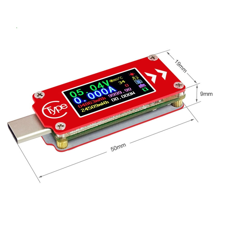 TC64 Color Ccreen PD Fast Charge Detection Type-C Voltage Current Meter Tester