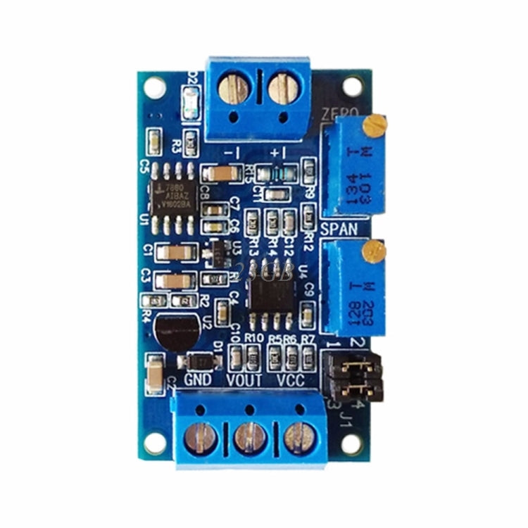 Current to Voltage Module 0 / 4-20mA to 0-3.3V5V10V Voltage Transmitter Signal Conversion Conditioning Adapter, 0 / 4-20mA to 0-3.3V5V10V