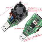 USB Adjustable Constant Current Electronic Discharger Load Anti-Aging Intelligent Discharge Resistance Tester