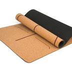 183X68cm Natural Cork TPE Yoga Mat Fitness Mats Pilates Non-slip Yoga Mats, TPE Mat Beige, TPE Mat Khaki, TPE Mat Brown