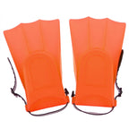1 Pair Adult Adjustable Fins Swimming Fins Snorkeling Sole, Diving Fins (Orange), Diving Fins (Green), Diving Fins (Blue), Diving Fins (Yellow)