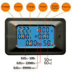 100A Household Multifunctional Watt-hour Meter AC Digital Voltage and Current Meter Power Monitor, 100A