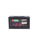 DL-USB-02 Car 12V Battery Voltage Power Display Meter Head Integrated Dual USB Output 5V2A Voltage Conversion, DL-USB-02 12V