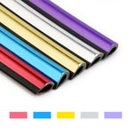 10 PCS Car Interior Mouldings Decorative Air Conditioning Outlet U-shaped Bright Strip Clip, Red, Purple, Silver, Gold, Blue