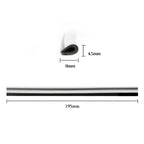 10 PCS Car Interior Mouldings Decorative Air Conditioning Outlet U-shaped Bright Strip Clip, Red, Purple, Silver, Gold, Blue
