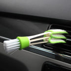 2 PCS Plastic Car Cleaning Brush Double Ended Car Air Vent Slit Cleaner Brush Dusting Blinds Keyboard Cleaning Brushes Cleaner, 2 PCS