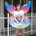 PVC Sequin Rainbow Swimming Ring, PVC Swimming Ring (Mermaid), PVC Swimming Ring (Crown)