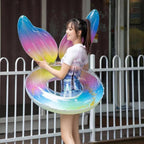 PVC Sequin Rainbow Swimming Ring, PVC Swimming Ring (Mermaid), PVC Swimming Ring (Crown)