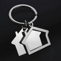 2 PCS Creative House Keychain Cottage Small Gift Pendant, House A
