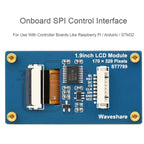Waveshare 1.9inch 262K Colors 170x320 LCD Display Module for Raspberry Pi Pico, SPI Interface, 23822, 1.9 inch