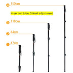 BEXIN Portable Mobile Phone SLR Camera Photography Monopod Holder Selfie Mount Alpenstock Pole, P-264, P-264A, P-264B