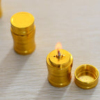 Portable Mini Metal Alcohol Lamp Bottle for Outdoor Camping and Laboratories