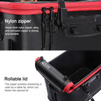 Thickened Multifunctional Folding Live Fish Box Fishing Bucket, 30 cm (no Handle and no Side Pockets), 35 cm (with Handle without Side Pockets), 40 cm (with Handle and Side Pocket), 45 cm (with Handle and Side Pocket), 50 cm (with Handle and Side Pocket)