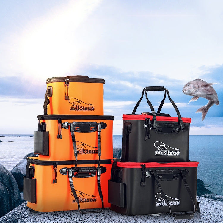 Thickened Multifunctional Folding Live Fish Box Fishing Bucket, 30 cm (no Handle and no Side Pockets), 35 cm (with Handle without Side Pockets)