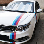 Flag Striped Car Hood Vinyl Sticker Body Decal