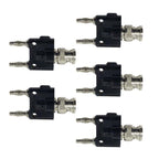 5pcs BNC Female Jack to Dual Banana Female Jack RF Adapter Coaxial Connector, BNC Male to Dual Banana Female