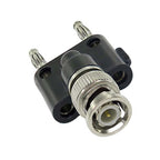 5pcs BNC Female Jack to Dual Banana Female Jack RF Adapter Coaxial Connector, BNC Male to Dual Banana Female