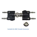 5pcs BNC Female Jack to Dual Banana Female Jack RF Adapter Coaxial Connector, BNC Male to Dual Banana Female