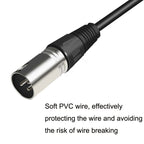 6.35mm Caron Male To XLR 2pin Balance Microphone Audio Cable Mixer Line, 0.5m, 1m, 1.5m, 2m, 3m, 5m, 10m, 15m, 20m, 30m