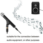 6.35mm Caron Male To XLR 2pin Balance Microphone Audio Cable Mixer Line, 0.5m, 1m, 1.5m, 2m, 3m, 5m, 10m, 15m, 20m, 30m