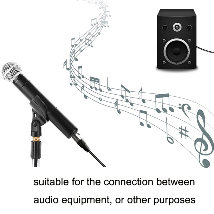6.35mm Caron Male To XLR 2pin Balance Microphone Audio Cable Mixer Line, 0.5m, 1m, 1.5m, 2m, 3m, 5m, 10m, 15m, 20m, 30m