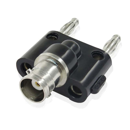 5pcs BNC Female To Dual Banana Plug Adapter Binding Male Connector, BNC Female To Dual Banana Male