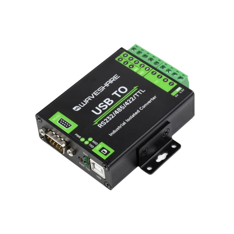 Waveshare FT232RNL USB To RS232/485/422/TTL Interface Industrial Isolation Converter, 23996, 23996