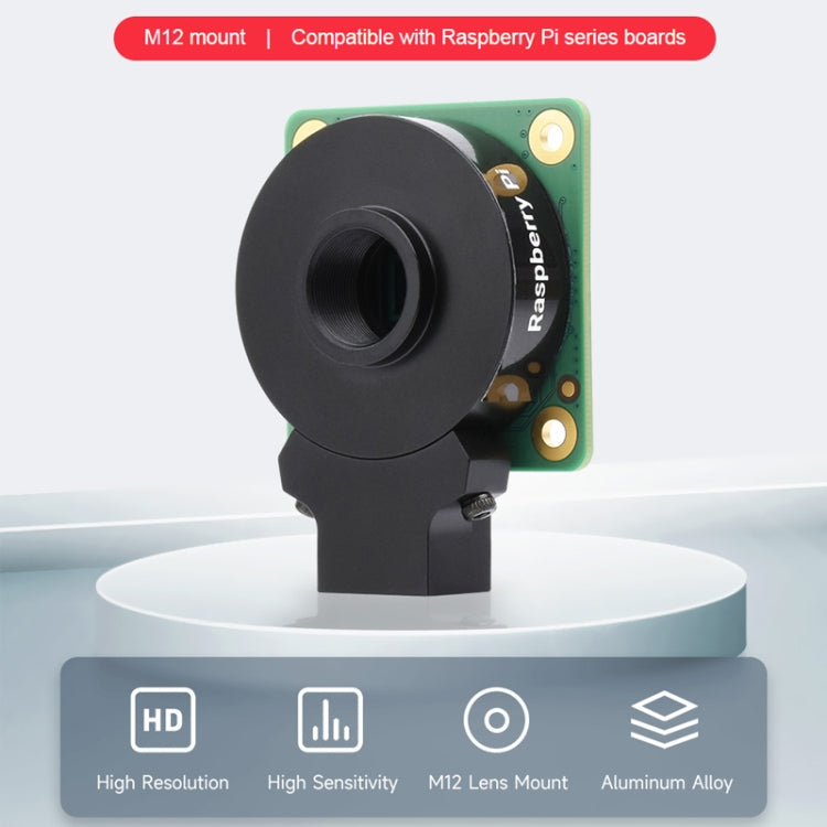 For Raspberry Pi Camera M12, 12.3MP IMX477R Sensor, High Sensitivity Camera Module, 23945