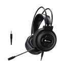 PANTSAN PSH-400 USB Computer Head-Mounted Luminous RGB Wired Headset, 3.5mm Single Plug, 3.5mm Black, 3.5mm Pink, 7.1 USB