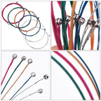 6 in 1 Multicolor E-A Guitar Strings, E-A Guitar Strings