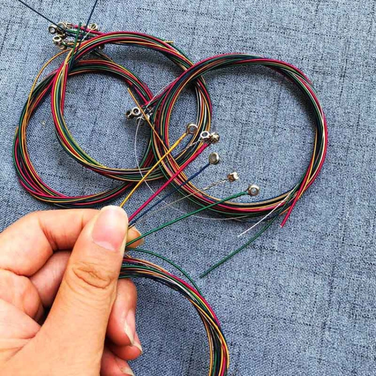 6 in 1 Multicolor E-A Guitar Strings, E-A Guitar Strings