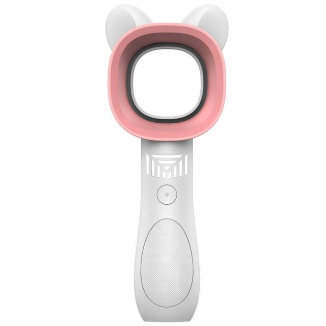 Cartoon Handheld Fan Leafless USB Mini Charging Desktop Portable Fan