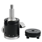 BEXIN K-19 Multifunctional Aluminum Alloy Cold Shoe Ball Head Tripod Mount, K-19