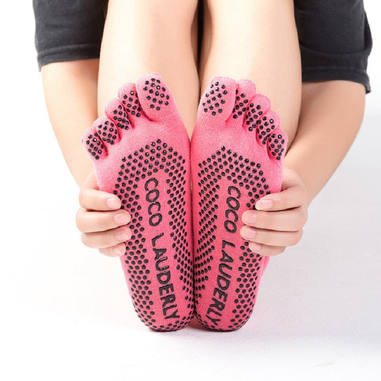 Solid Color Non-slip Sweat-absorbent Yoga Socks Split Toe Socks for Women, Socks Watermelon Red, Socks Blue, Socks Open Toe Black, Socks Open Toe Blue, Socks Open Toe Purple, Socks Open Toe Watermelon Red, Socks Open Toe Gray, Socks Black, Socks Gray  ...