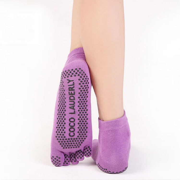 Solid Color Non-slip Sweat-absorbent Yoga Socks Split Toe Socks for Women, Socks Watermelon Red, Socks Blue, Socks Open Toe Black, Socks Open Toe Blue, Socks Open Toe Purple, Socks Open Toe Watermelon Red, Socks Open Toe Gray, Socks Black, Socks Gray  ...
