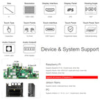 Waveshare 1080x1080 IPS Optically Bonded 5-Inch HDMI Circular 10-Point Touch Screen, 5 inch IPS
