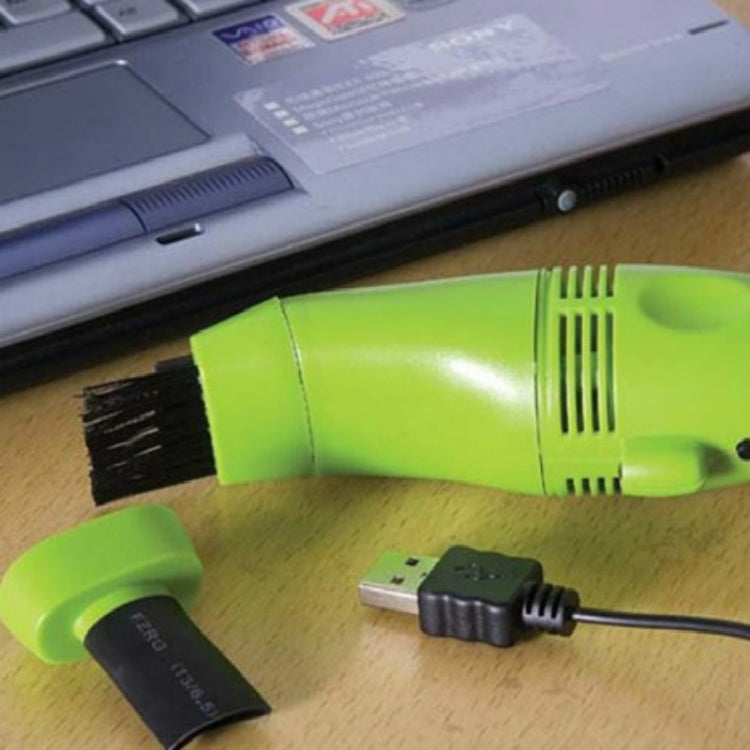 Mini USB Desktop Table Keyboard Vacuum Cleaner with Brushes