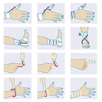 Self-adhesive Elastic Bandage for Sports, 450 x 2.5cm, 450 x 5cm, 450 x 7.5cm, 450 x 10cm