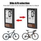 WEST BIKING Wireless Solar Code Table Mountain Road Bike Large Character Code Table Five Language Waterproof Speedometer, WEST BIKING Speedometer