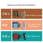 Finger Flexion and Extension Training Device Yoga Fitness Exercise Equipment Finger Force Grip Device, 20lbs, 40lbs, 60lbs