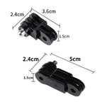 TELESIN Screw Adapter Adjustment Arm For GoPro Hero12 Black / Hero11/10 /9 /8 /7 /6 /5, Insta360 Ace / Ace Pro, DJI Osmo Action 4 and Other Action Cameras, Same Direction Long Adapter, Same Direction Short Adapter, Different Direction Long Adapter     ...
