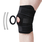 Outdoor Riding Four Spring Climbing Knee Pads Anti-skid Sports Knee Pads, M, L