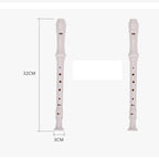 5 PCS SW8 Swan 8-hole Student Children Plastic Clarinet German Treble Flute, Pink, Blue, Yellow, Red, Green, White, Black