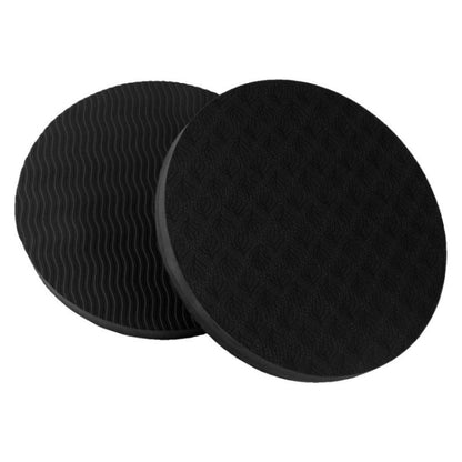 E90 Round Yoga Support Cushion Balance Protection Cushion, Diameter: 17.5cm, 17.5cm Black