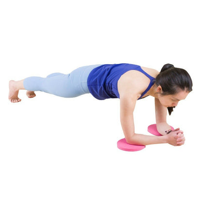 E90 Round Yoga Support Cushion Balance Protection Cushion, Diameter: 17.5cm, 17.5cm Black