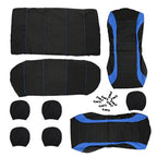 9 PCS Four Seasons Universal Seat Cover Cushion Car Fur Seat Covers Set Universal Cushion