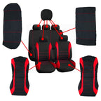 9 PCS Four Seasons Universal Seat Cover Cushion Car Fur Seat Covers Set Universal Cushion