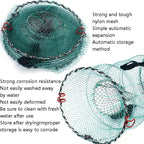 Spring Crab Cage Fishing Net Round Folding Fishing Net, Small